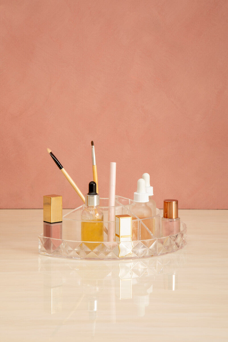 Orsina Corner Cosmetic Organiser – Modern Makeup & Skincare Storage