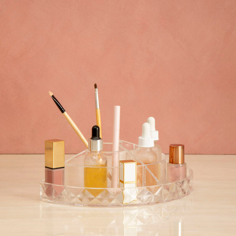 Orsina Corner Cosmetic Organiser – Modern Makeup & Skincare Storage