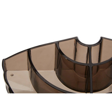 Orsina Beauty Semi Round Black Cosmetic Organiser | Makeup Storage