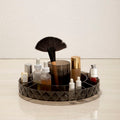Orsina Rotating Makeup Organiser – Luxury Black Cosmetic Storage