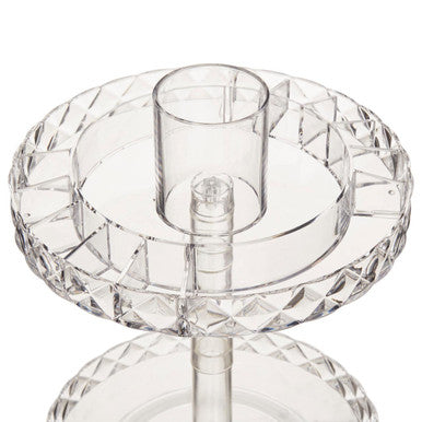Orsina 2-Tier Rotating Makeup Organiser | Revolving Cosmetic Storage