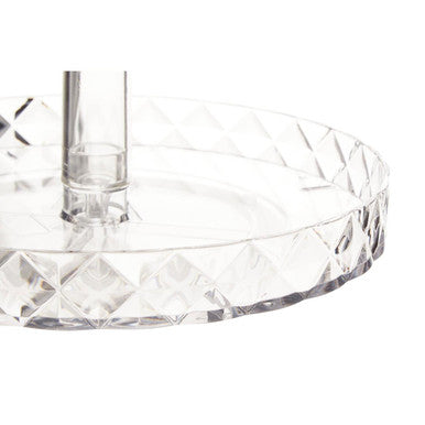 Orsina 2-Tier Rotating Makeup Organiser | Revolving Cosmetic Storage