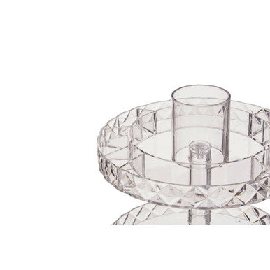 Orsina 3-Tier Rotating Makeup Organiser | Revolving Cosmetic Storage