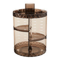 Orsina 3-Tier Rotating Makeup Organiser – Black Revolving Vanity Storage