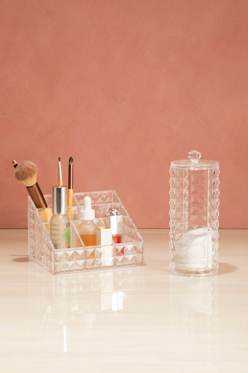 Orsina Cotton Pad Holder – Minimalist Bathroom Vanity Organiser