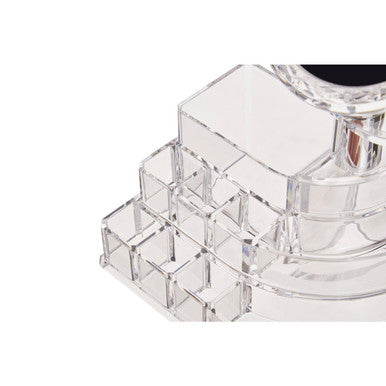 Orsina Beauty Cosmetic Organiser with Mirror | Modern Makeup Storage