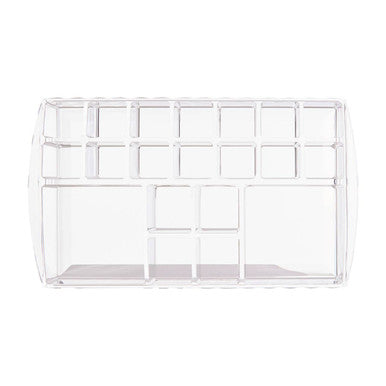 Orsina Large Makeup Organiser | 20 Compartment Beauty Storage Tray