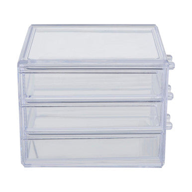 Orsina Makeup Cosmetic Organiser with 3 Drawers | Vanity Storage