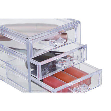 Orsina Makeup Cosmetic Organiser with 3 Drawers | Vanity Storage