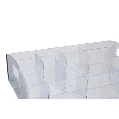 Orsina Beauty Cosmetics Organiser | 10 Compartment Makeup Storage