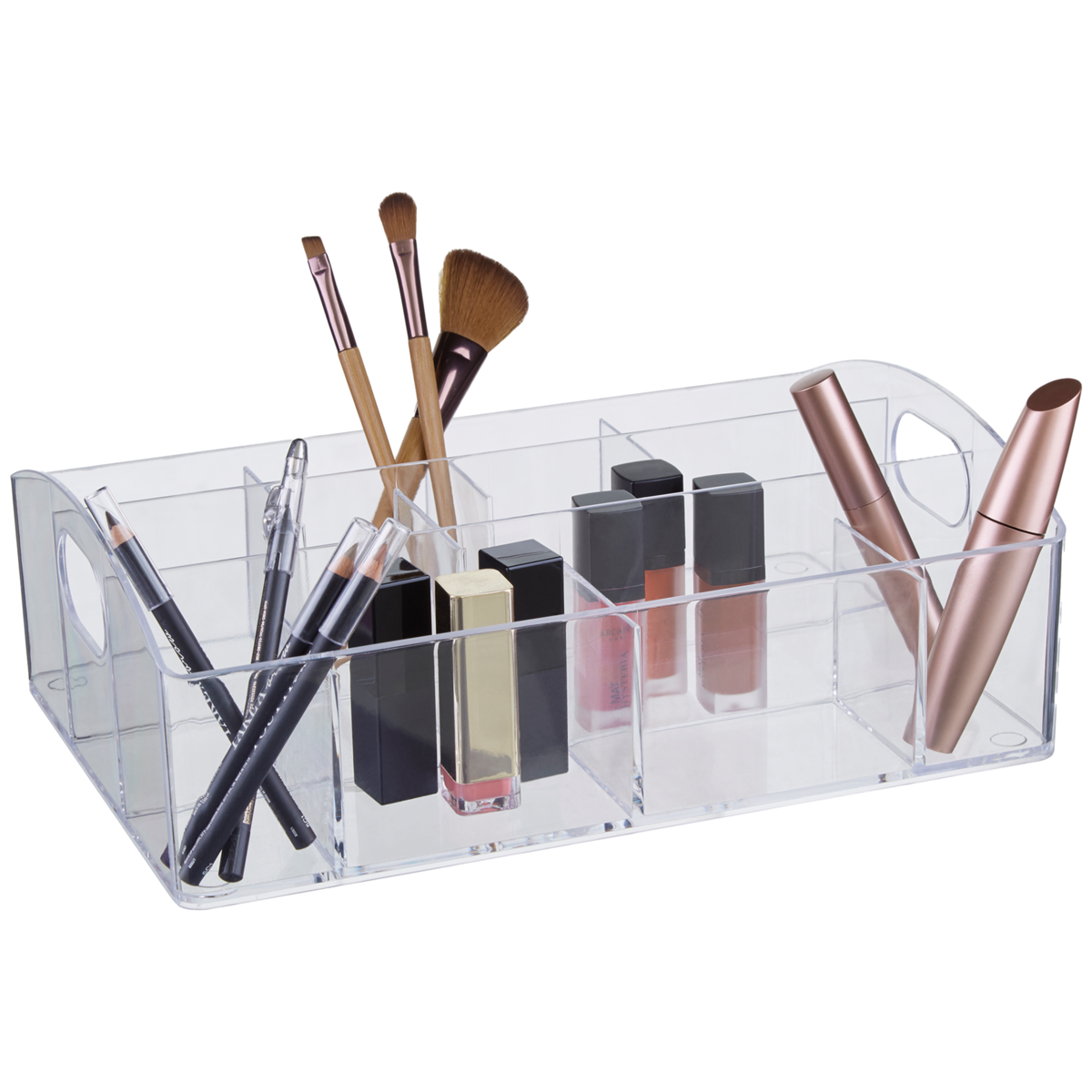 Orsina Beauty Cosmetics Organiser | 10 Compartment Makeup Storage