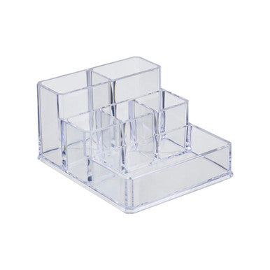 Orsina Beauty Cosmetics Organiser – 6 Compartment Makeup Storage