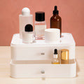 Orsina Beauty 2 Drawer Cosmetics Organiser | Modern Makeup Storage