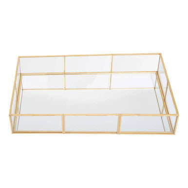 Orsina Glass Jewellery Tray – Modern Vanity Organiser & Trinket Dish