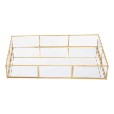 Orsina Glass Jewellery Tray – Modern Vanity Organiser & Trinket Dish