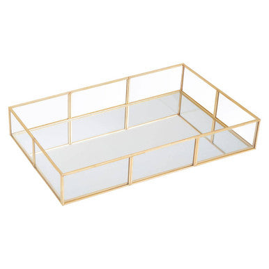 Orsina Glass Jewellery Tray – Modern Vanity Organiser & Trinket Dish
