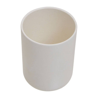 Orsina Canyon White Bathroom Tumbler – Minimalist Countertop Organizer