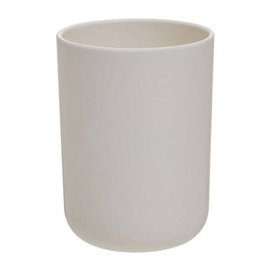 Orsina Canyon White Bathroom Tumbler – Minimalist Countertop Organizer
