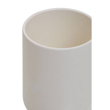 Orsina Canyon White Bathroom Tumbler – Minimalist Countertop Organizer