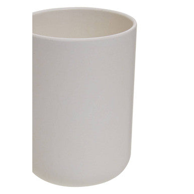 Orsina Canyon White Bathroom Tumbler – Minimalist Countertop Organizer