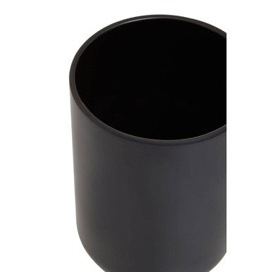 Orsina Canyon Black Bathroom Tumbler – Modern Minimalist Cup for Vanity
