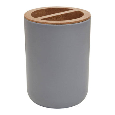 Orsina Canyon Grey Toothbrush Holder – Modern Minimalist Bathroom Storage