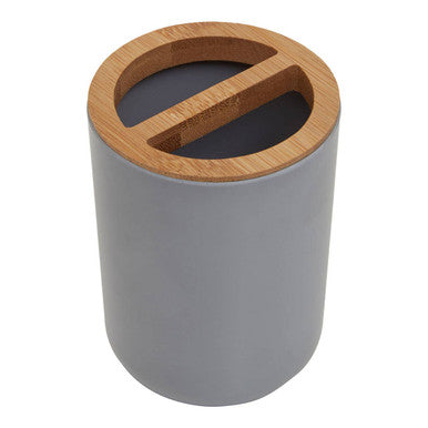 Orsina Canyon Grey Toothbrush Holder – Modern Minimalist Bathroom Storage