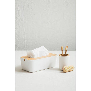 Orsina Canyon White Toothbrush Holder – Modern Ceramic Bathroom Organizer