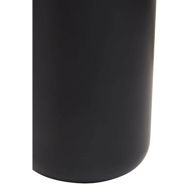 Orsina Canyon Black Toothbrush Holder – Modern Cylindrical Resin Design