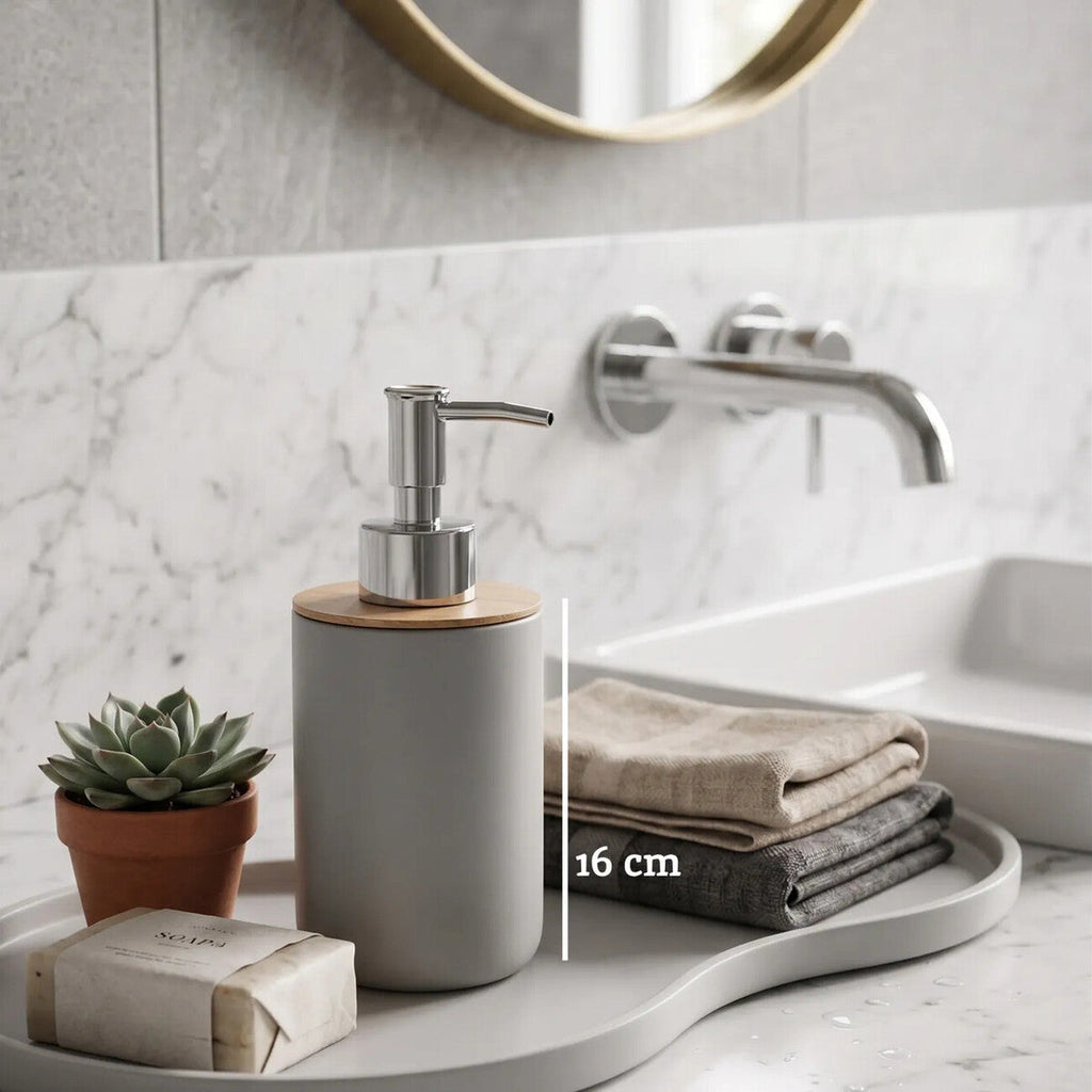 Orsina Canyon Grey 300ml Lotion Dispenser – Modern Bathroom Soap Pump