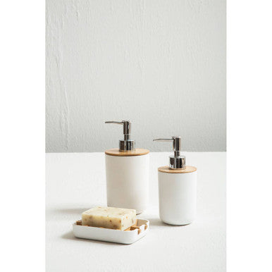 Orsina Canyon White Lotion Dispenser – 300ml Modern Soap Pump