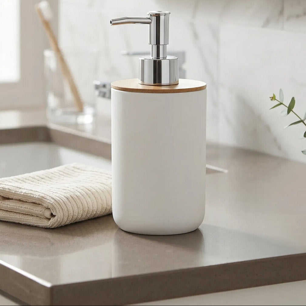 Orsina Canyon White Lotion Dispenser – 300ml Modern Soap Pump