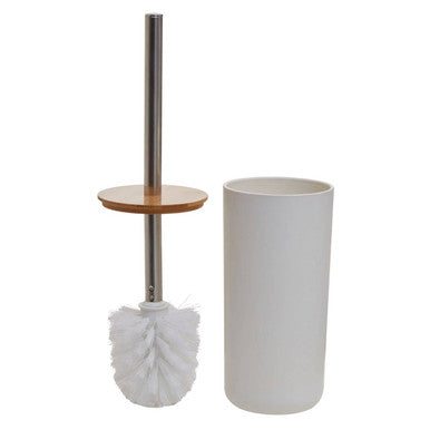 Orsina Canyon White Toilet Brush Holder – Modern Bathroom Storage