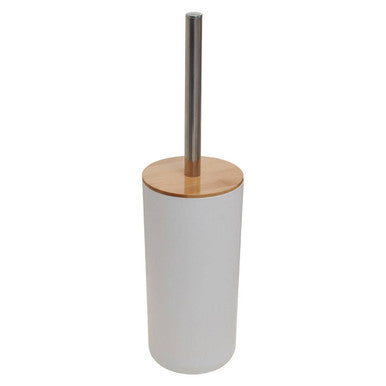 Orsina Canyon White Toilet Brush Holder – Modern Bathroom Storage