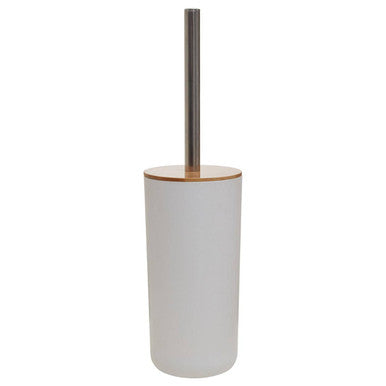 Orsina Canyon White Toilet Brush Holder – Modern Bathroom Storage