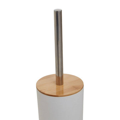 Orsina Canyon White Toilet Brush Holder – Modern Bathroom Storage