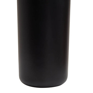 Orsina Canyon Black Toilet Brush Holder – Modern Cylindrical Design