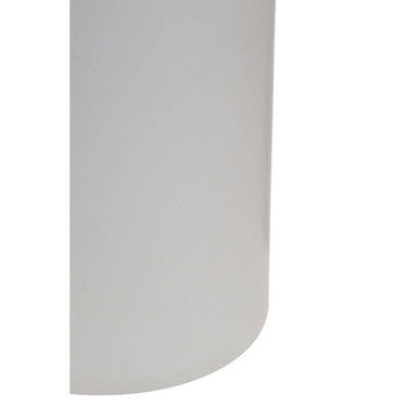 Orsina Canyon White Dust Bin – Round Open-Top Bathroom Wastebasket