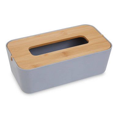 Orsina Canyon Grey Tissue Box – Modern Rectangular Holder with Lid