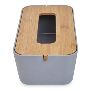 Orsina Canyon Grey Tissue Box – Modern Rectangular Holder with Lid