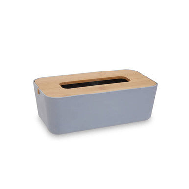 Orsina Canyon Grey Tissue Box – Modern Rectangular Holder with Lid