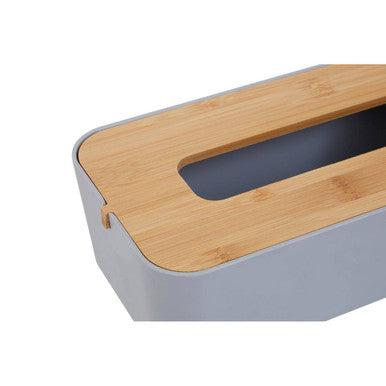 Orsina Canyon Grey Tissue Box – Modern Rectangular Holder with Lid