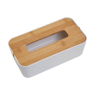 Orsina Canyon White Tissue Box – Modern Rectangle Tissue Holder