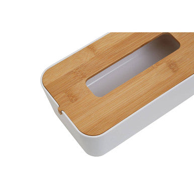 Orsina Canyon White Tissue Box – Modern Rectangle Tissue Holder