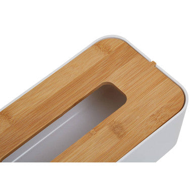 Orsina Canyon White Tissue Box – Modern Rectangle Tissue Holder