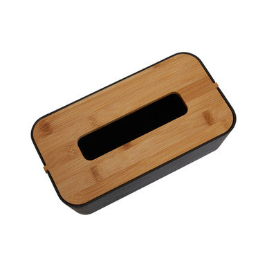 Orsina Canyon Black Tissue Box – Matte Rectangular Tissue Holder
