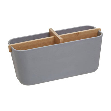 Orsina Canyon Grey 4 Section Organiser – Modern Desk & Vanity Tray