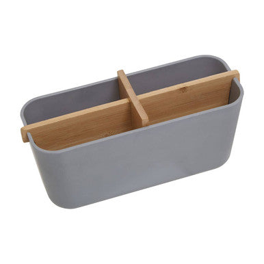 Orsina Canyon Grey 4 Section Organiser – Modern Desk & Vanity Tray