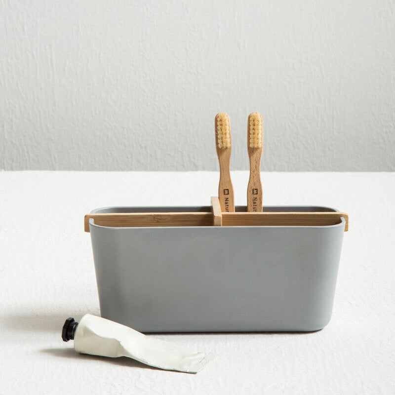 Orsina Canyon Grey 4 Section Organiser – Modern Desk & Vanity Tray