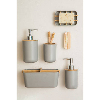 Orsina Canyon Grey 4 Section Organiser – Modern Desk & Vanity Tray